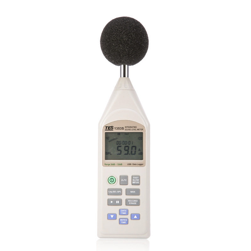 台湾泰仕TES1353S噪音计报警