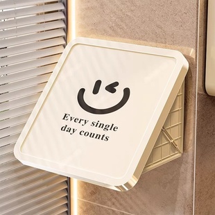 浴室壁画收纳箱折叠挂画墙柜子盒洗澡防水置物架卫生间放衣服神器