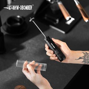 轰炸机魔术师手持电动打奶泡器咖啡拉花搅拌打发器机