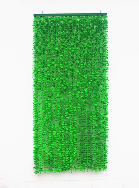 批发绿色叶子门帘竹子挂帘玄关隔断阳台帘宾馆餐馆茶吧足浴店装饰