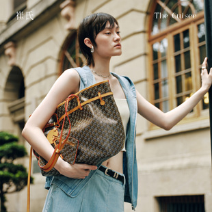 Cuisee 遇见托特包大号老花包简约单肩包轻手提包包女 崔氏新款