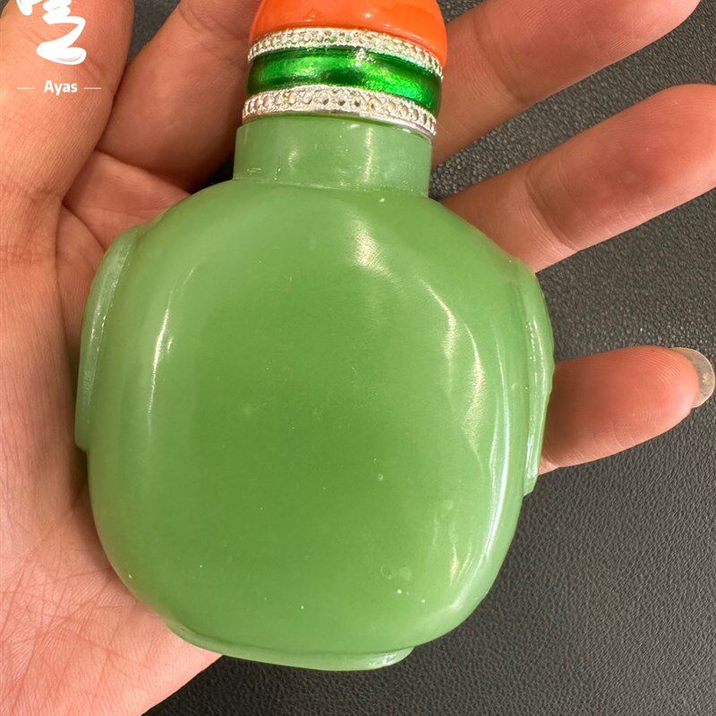 蒙古族婚礼节日礼物仪用品蒙族手工雕刻鼻烟壶古蒙古特色祝寿回礼