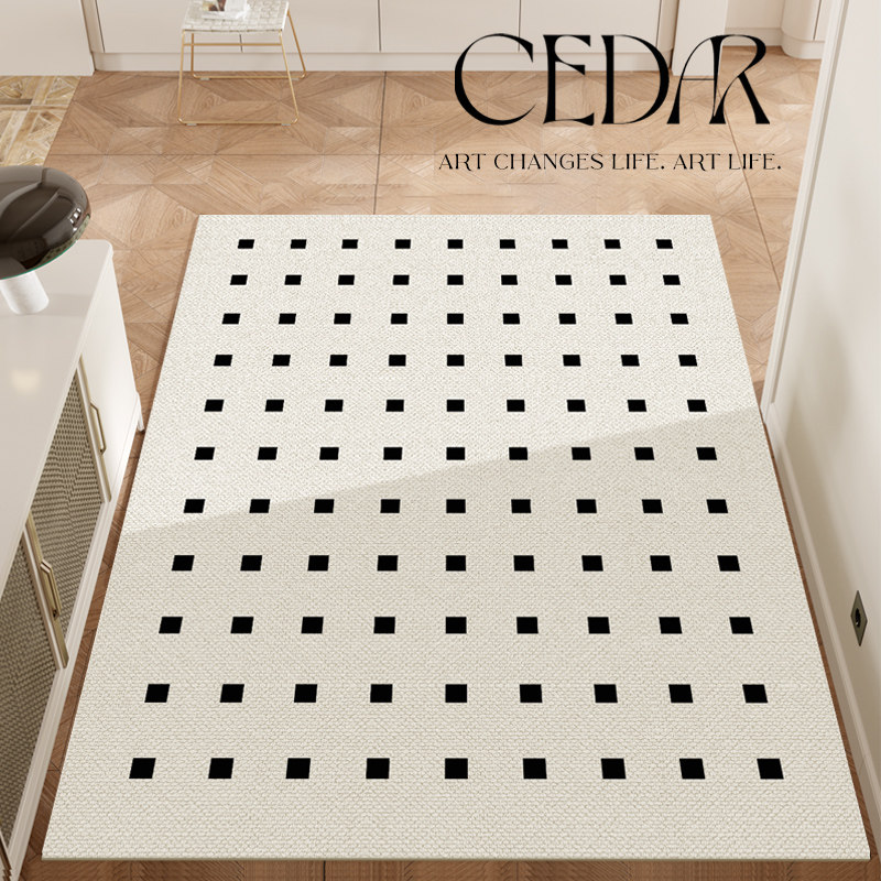 奶油风入户门地垫进门口耐脏皮革脚垫可擦洗地毯裁剪玄关家用门垫,居家布艺,入户地垫,淘宝优惠券,粉丝福利购,淘宝优惠卷