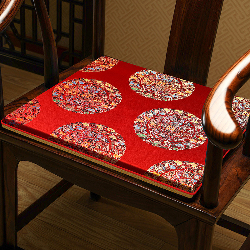 中式腰靠办公室护腰靠垫枕茶桌椅子腰垫枕沙发座椅靠背抱枕背靠枕