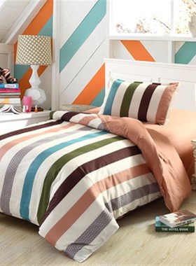 纯棉被罩单件被套150x215cm男学生宿舍单人被单1.5x2.15米150x200