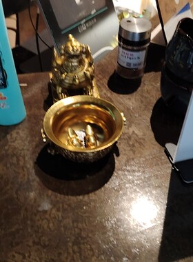 进门玄关客厅财位招财摆件貔貅聚宝盆元宝套装一套镇宅公司居中式