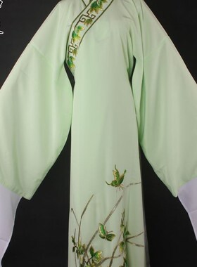 小生衣越剧小生服装黄梅戏服袄子道袍血手印花园会林招得戏服863