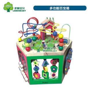 3岁 2周岁 儿童绕珠串珠6一12个月婴幼益智玩具男孩女宝宝积木0