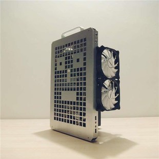 全铝开放式电脑机箱 卧 立式壁挂硬件测试平台机架E ATX MATX ITX