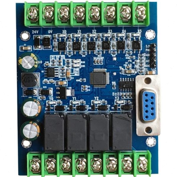 PLC工控板国产兼容PLCFX2N10MRFX1N10MT板式串口简易可编程控制器