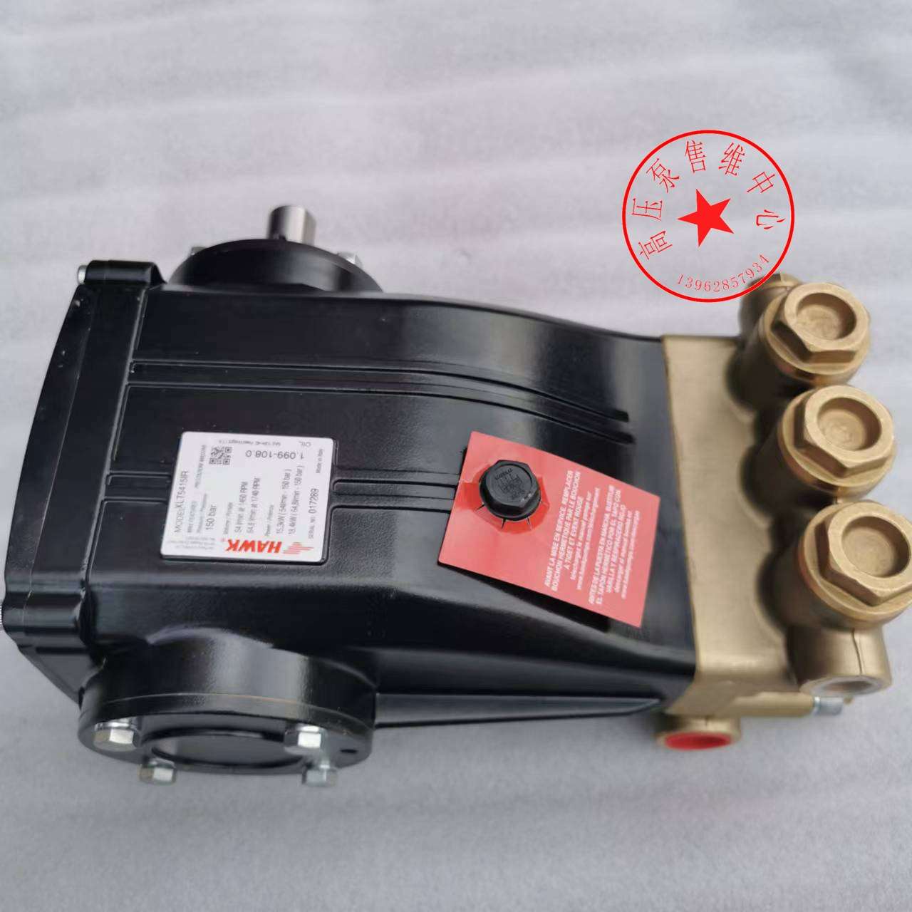 意大利进口HAWK工业高压泵清洗泵头XLT5415管道疏通压力泵