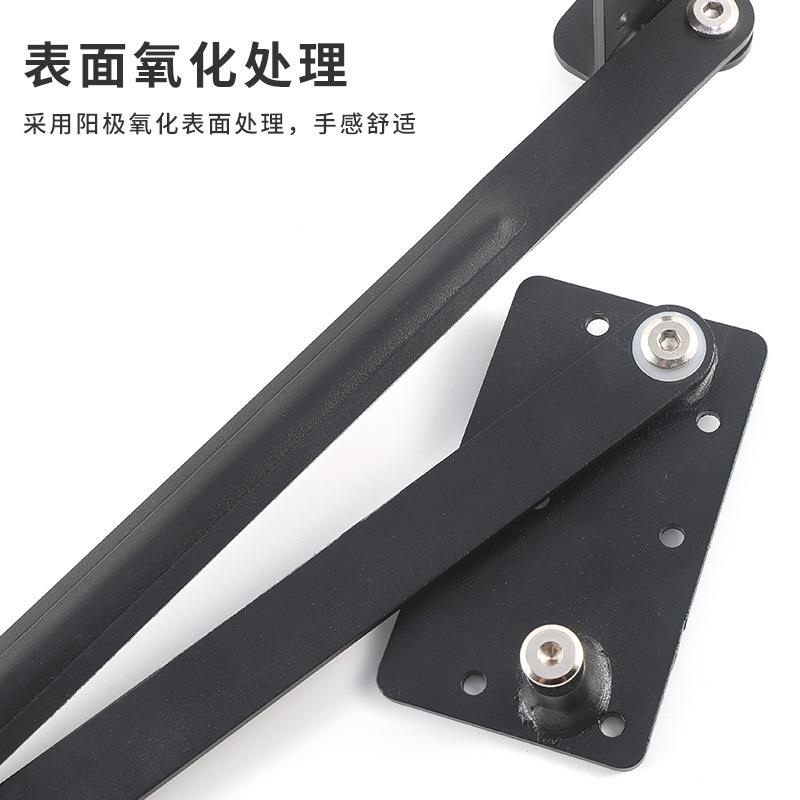 多功能下翻式折叠桌五金 新型隐藏吧台支撑连接架伸缩餐桌配件