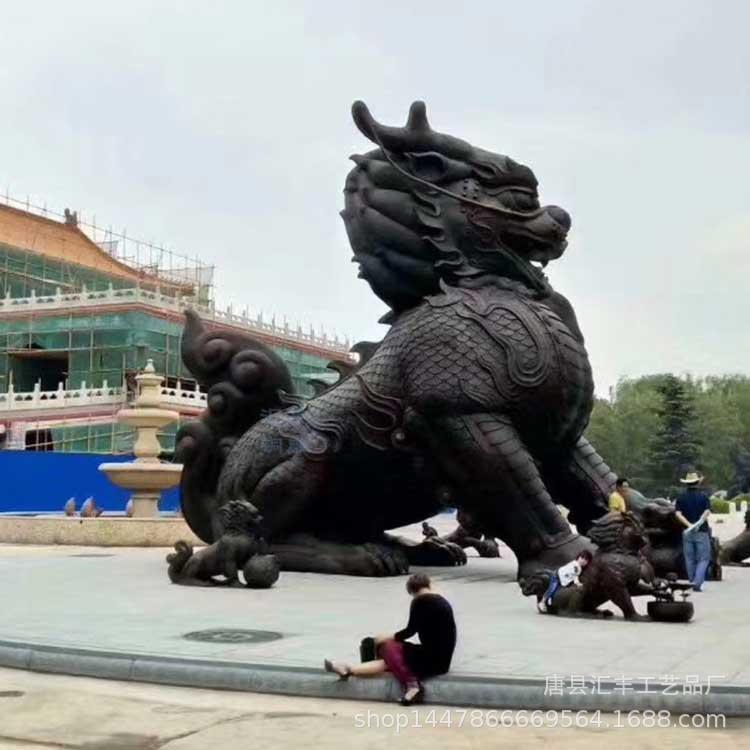 赑屃铜貔貅大型门口招财貔貅成对公司开业铜貔貅厂家来图定 制