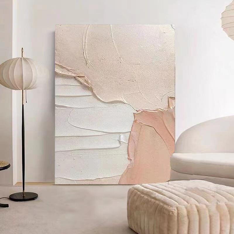 纯手绘抽象立体肌理油画现代落地画客厅玄关入户挂画大尺寸装饰画