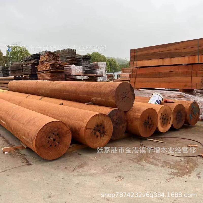 厂家南美菠萝格大立柱 防腐凉亭葡萄架柱子柚木按需伽工爆款