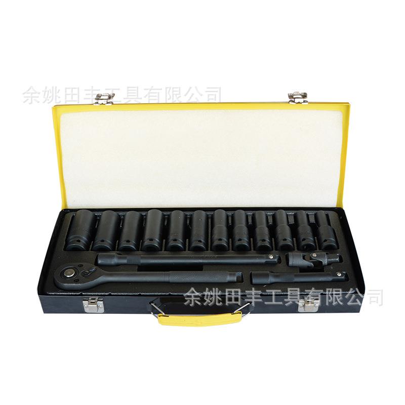 TF-8003 16件套气动长套筒组套 气动组套铁盒 修理工具高档