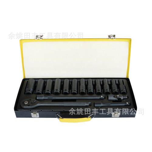 TF-8003 16件套气动长套筒组套 气动组套铁盒 修理工具高档