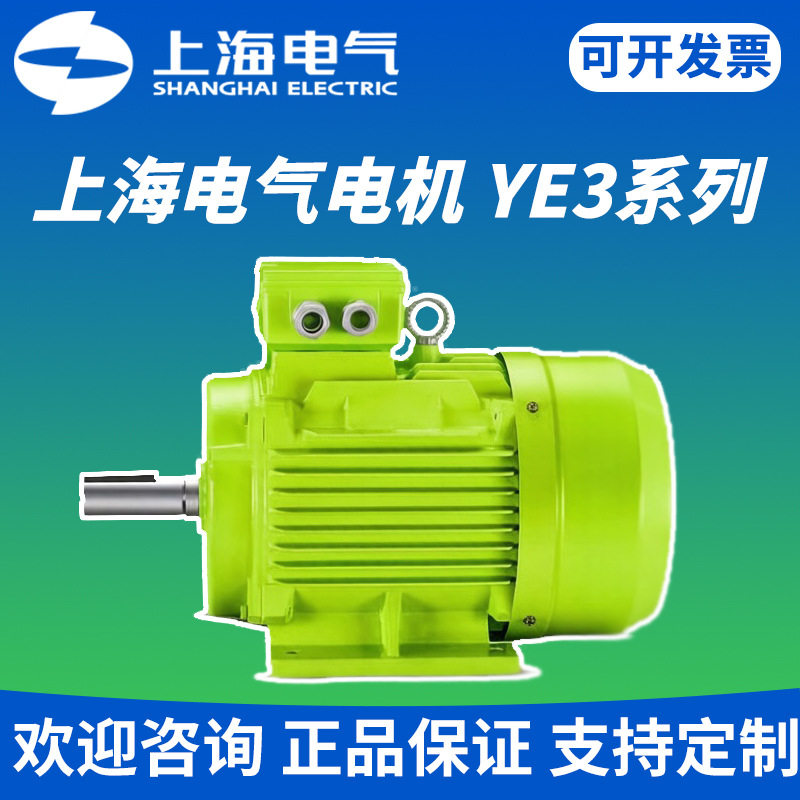 上海电气YE3-90S-2电机IP55自扇