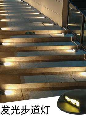 TRIAC可控硅户外防水地灯led步道灯地面龟背灯楼梯台阶灯踏步灯栈