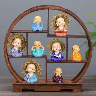 中式实木博古架古风客厅玄关摆件展示架办公室茶桌装饰品茶室杯架