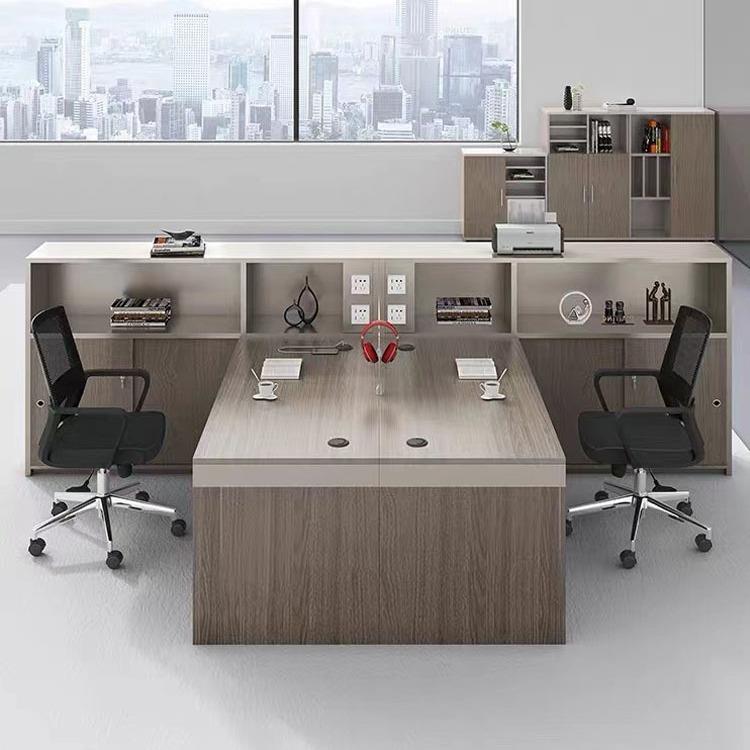 办公桌椅组合职员工位现代简约双人46屏风隔断卡座财务桌子办公室