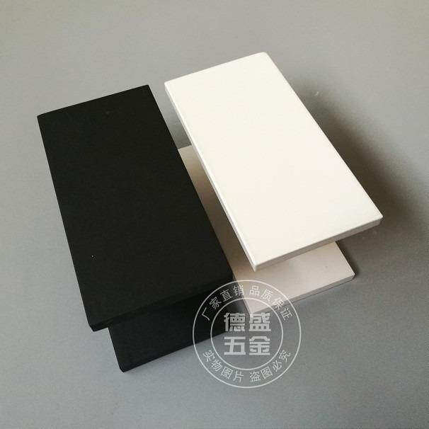 玻璃门拉手大门拉手现代简约工业风方形黑白色实木门店推拉门把手