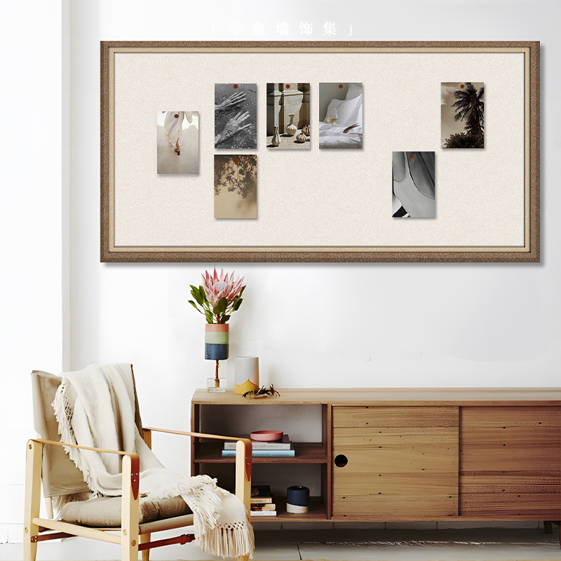 照片墙背景板毛毡墙贴板软木板墙面幼儿园办公室留言板文化墙展示