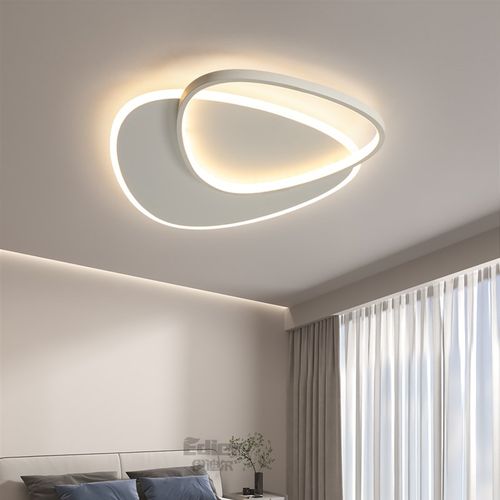 卧室灯现代简约个性几何主卧次卧书房led护眼吸顶灯餐厅中山灯具