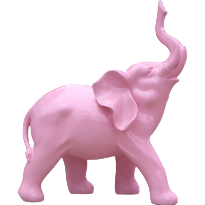抽象大象造型雕塑摆件户外公园切面几何动物模型商场大门口装饰品