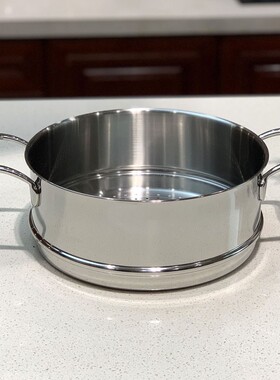 304不锈钢蒸笼 家用单独蒸格 16 18 24 36cm款单个大容量蒸屉