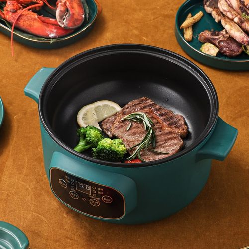 多功能电煮锅电炒锅学生宿舍小电锅煮面锅家用火锅蒸煮一体电热锅