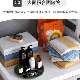 双筒洗衣机架子置物架子母滚筒波轮阳台落地收纳柜浴室上方收纳层