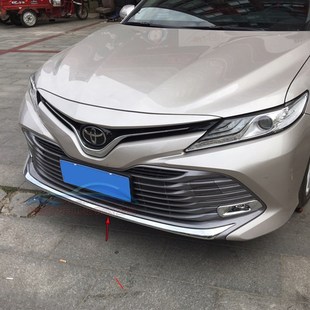 适用于18-20j款八代凯美瑞改装前杠后杠前唇中网条车身装饰条亮条