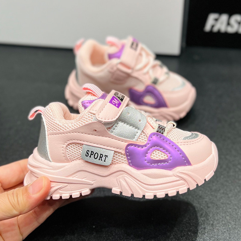 男童鞋春秋小孩透气运动鞋婴幼儿学步鞋女宝宝春款防滑软底机能鞋