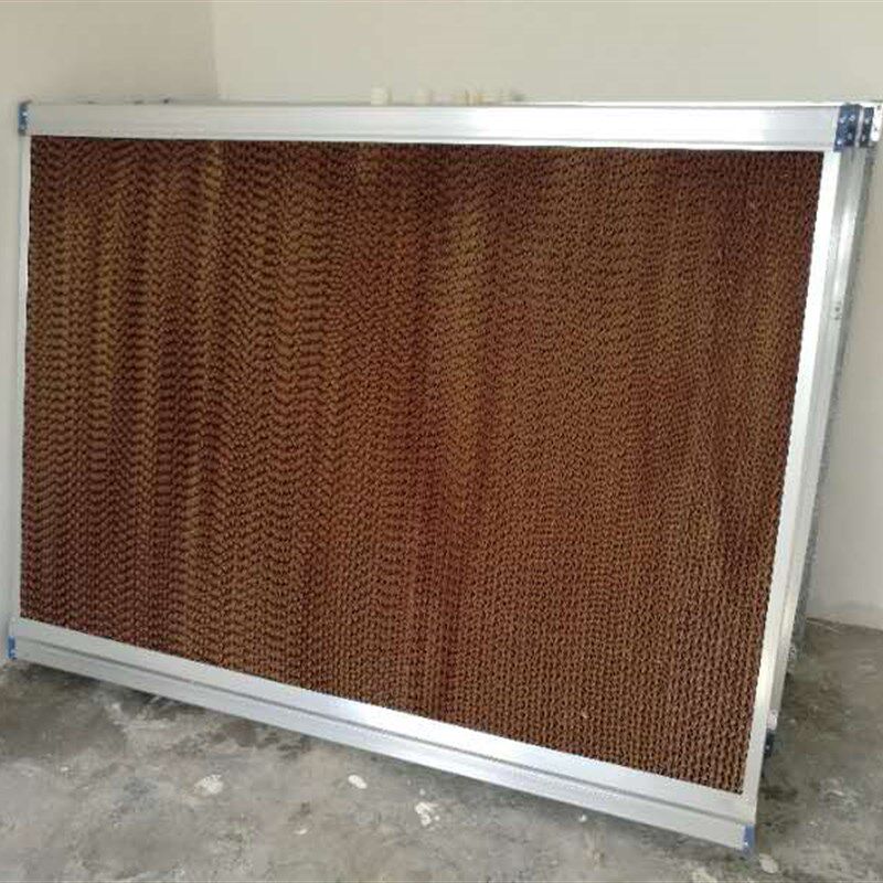 养殖场水帘冷风机猪舍降温不锈钢水帘墙环保蜂窝纸芯空调降温湿帘