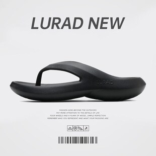 人字拖款EVA厚底拖鞋夏季防滑黑色夹脚凉拖M简约夹拖沙滩旅游换洗