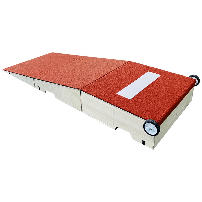 【棒垒球商品店】便携折叠移动棒球投手丘坡青少年成人投球练习