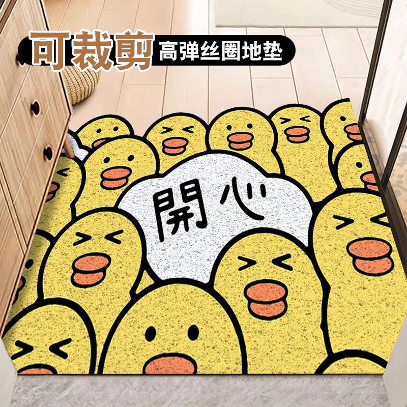 【进门地垫】玄关丝圈地面卡通入户地垫防滑防水垫子铺地门口脚垫