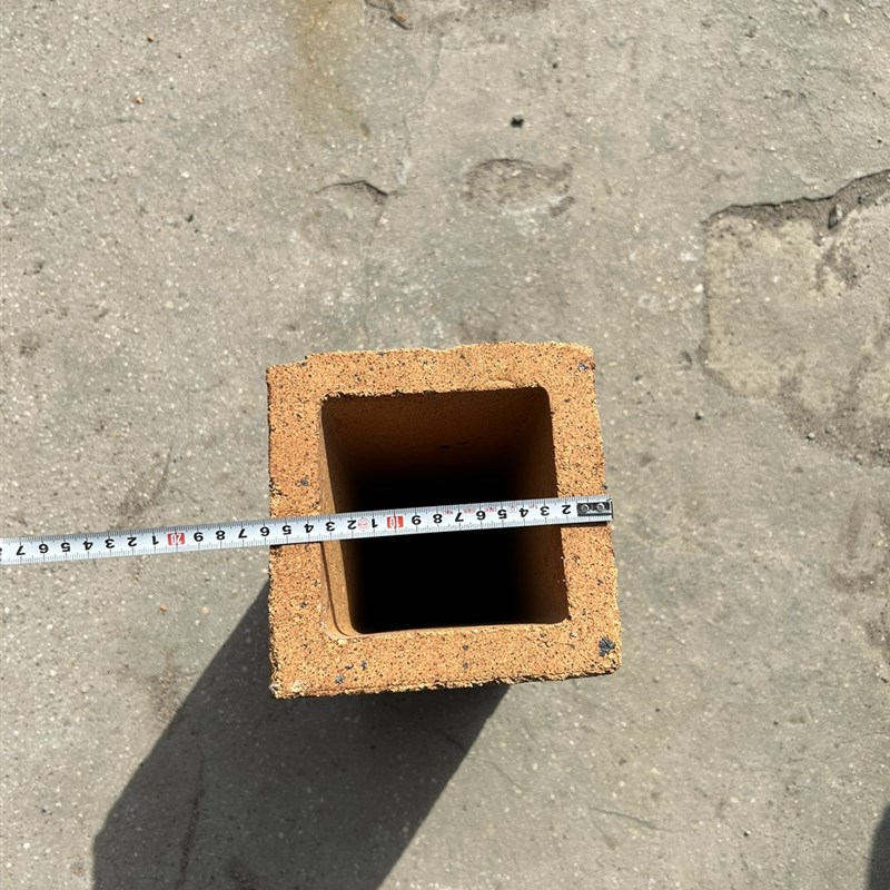 方形烟道耐火砖1300度壁炉容铝D炉烟囱砖160*160*380
