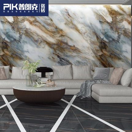 地砖通体大理石瓷砖客厅大板农村别墅1200x27N00x9电视背景墙墙砖