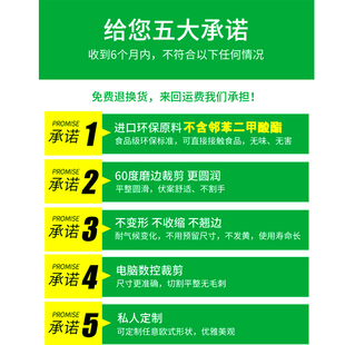 透明桌垫软玻璃餐桌台布茶几垫水晶板加厚隔热桌面保护垫防水桌布