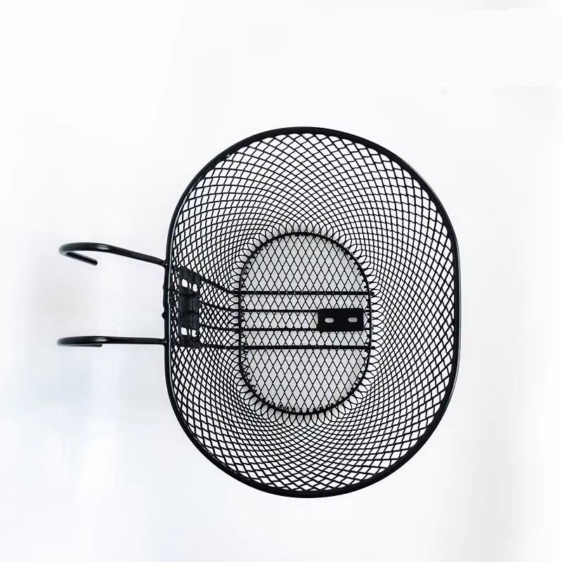 自行车篮山地车篓折叠车筐锂电z动车加大车篮单车前挂筐铁质菜篮