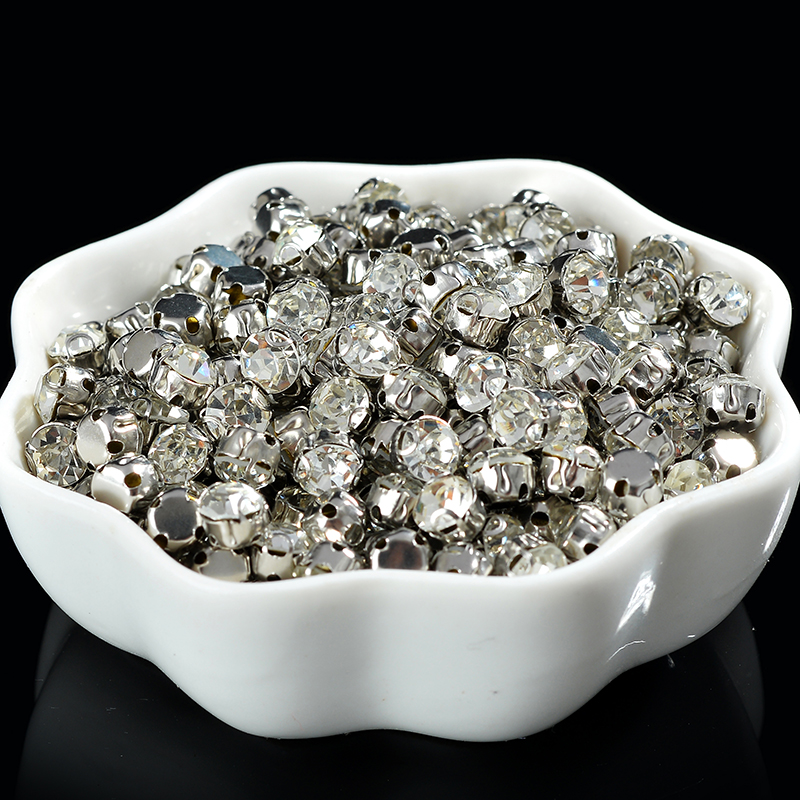 爪钻2D双耳朵抓玻璃手r缝钻缝衣服钻婚纱礼服饰品配件DIY材料整包