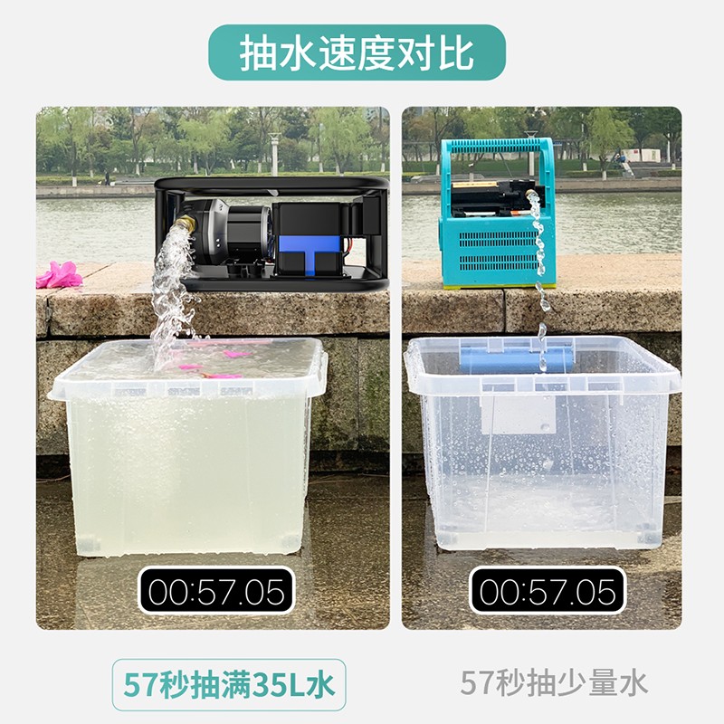 名磊12v充电式抽水o泵农村浇菜神器浇水机农用灌溉户外浇地抽水机