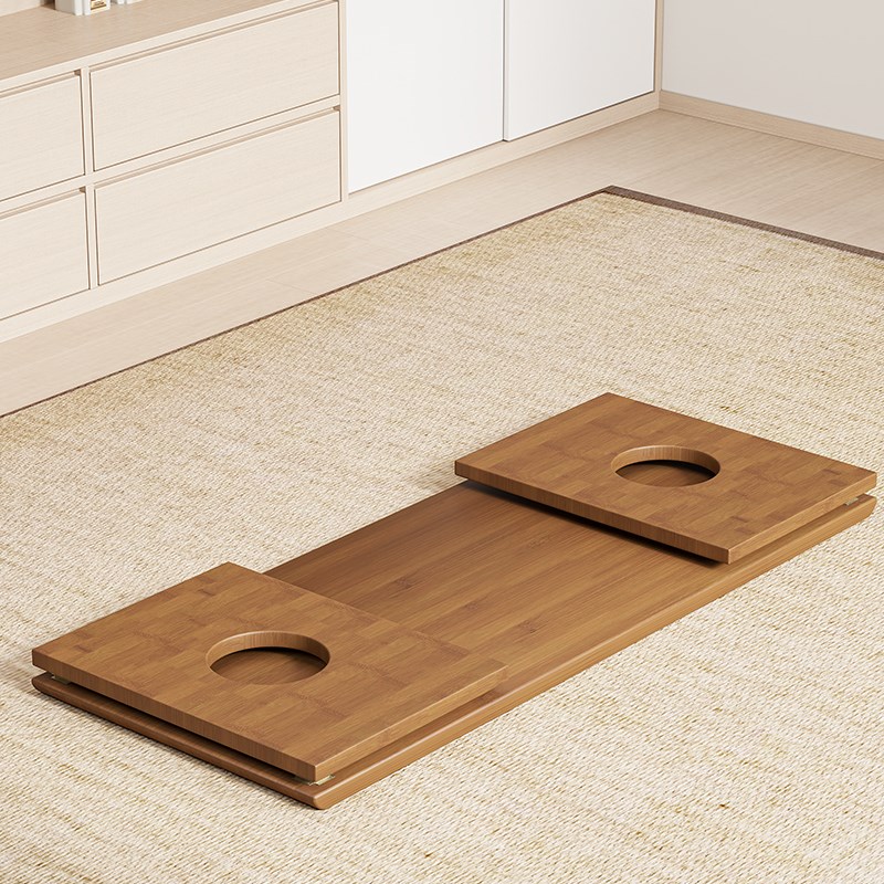 可折叠飘窗简易榻榻米小桌子床上茶几学习K懒人桌家用卧室炕几矮