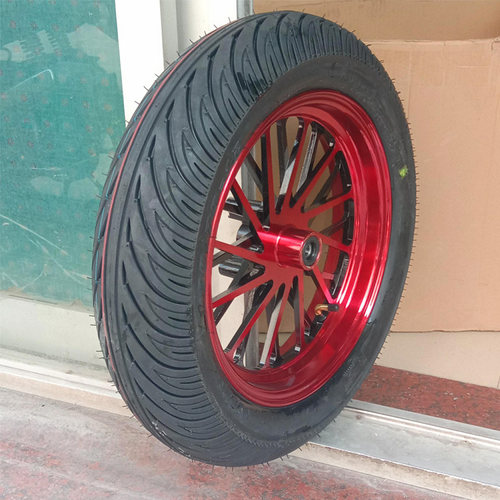 电摩改装12寸前轮毂真空s轮胎小龟怪兽战速迅鹰电动车M3小猴M5钢