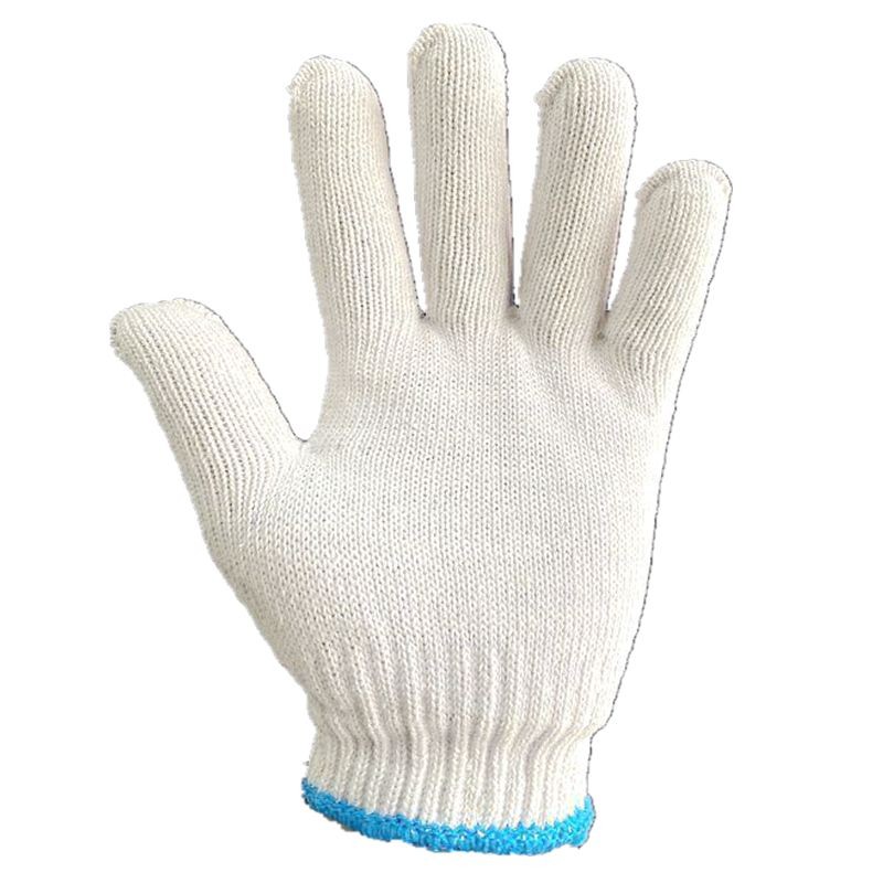 手套劳保耐磨工作纯棉加厚棉纱线尼龙劳工劳动P工人男工地干活修