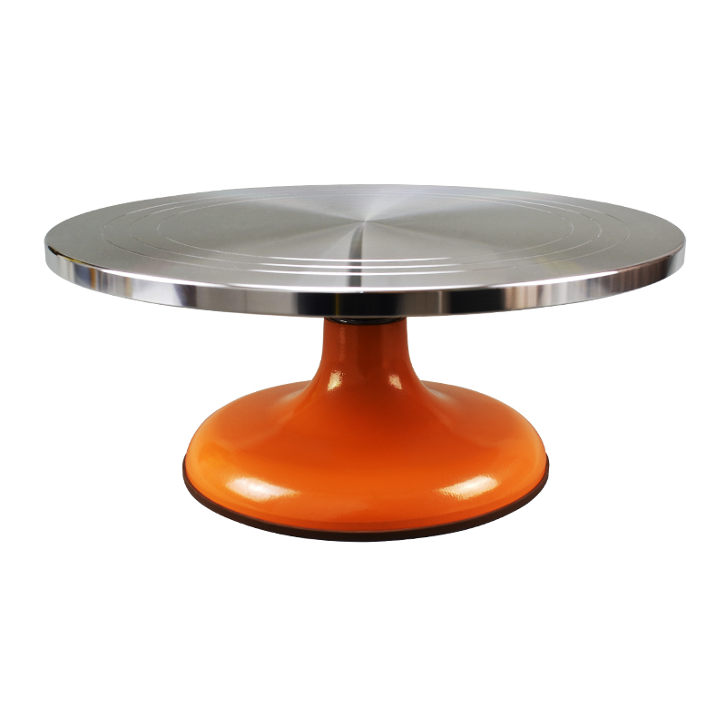 蛋糕裱花转台商用家用专业烘焙铝合E金生日抹面转盘裱花台套装小