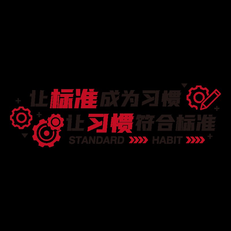 工厂车间安全生i产文化墙贴纸仓库管理质量宣传标语办公室墙面装