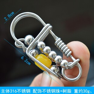 手工316焊丝小鸟n钥匙扣简约网红创意汽车男士腰挂钥匙圈防丢刻字